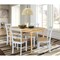 International Concepts 30 in. x 48 in. Solid Wood Dining Table with 4 Chairs K01-3048-C02-2-4 - alternate 2